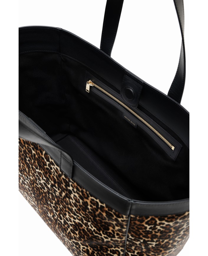 Tote bag rio medium leopard - Anine bing