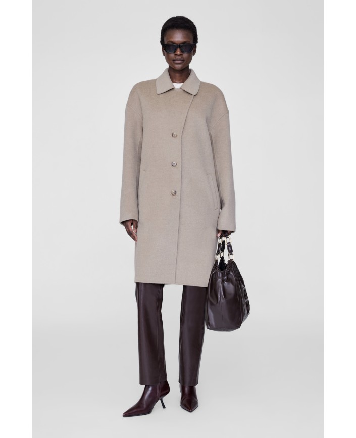 Manteau portia oatmeal - Anine bing