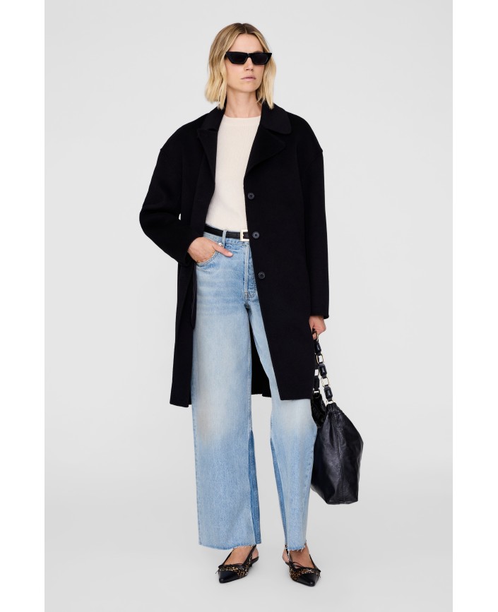 Manteau portia black cashmere - Anine bing 2