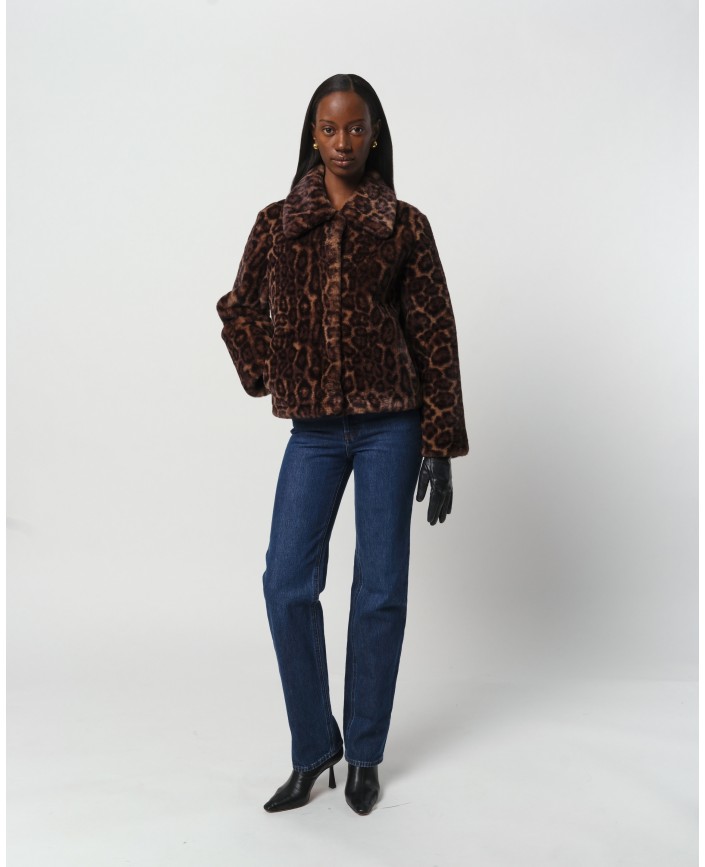 Veste elis dark leopard - Apparis