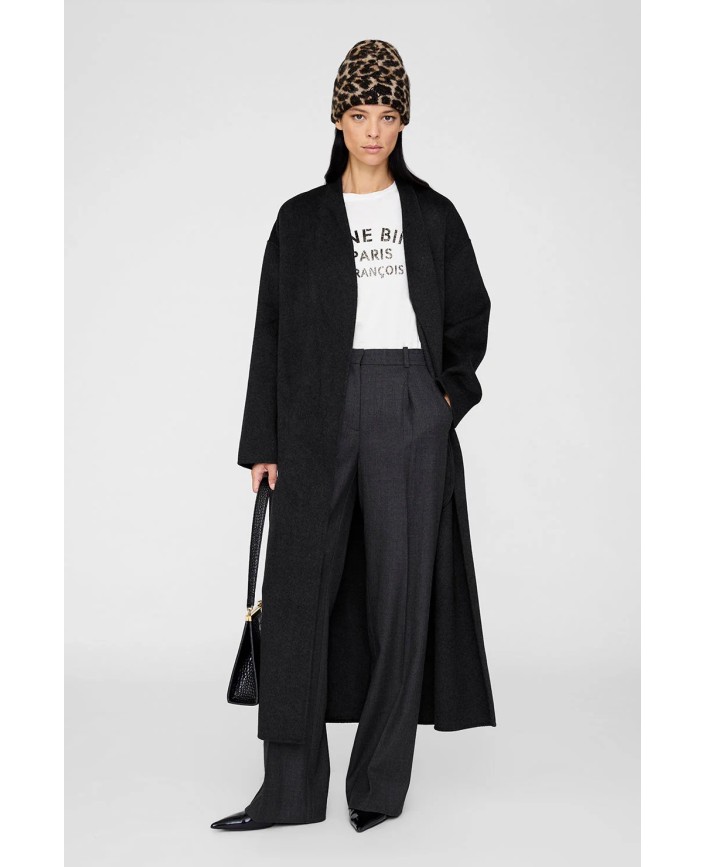 Bonnet elia beanie black and - Anine bing 2