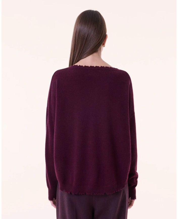 Pull mela bordeaux - Kujten