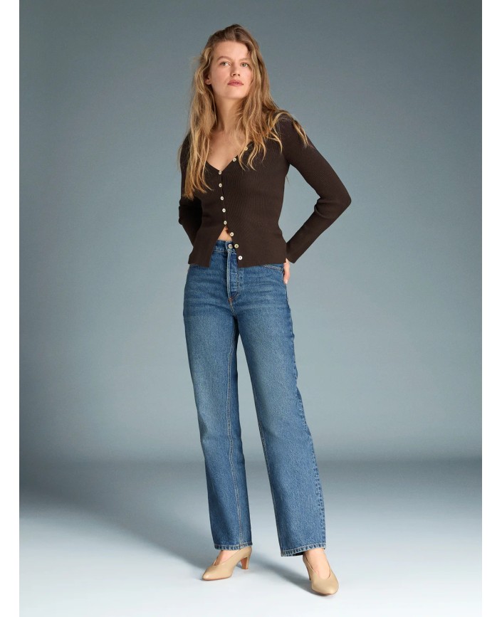 Jean abbesses denim indigo - Rouje paris