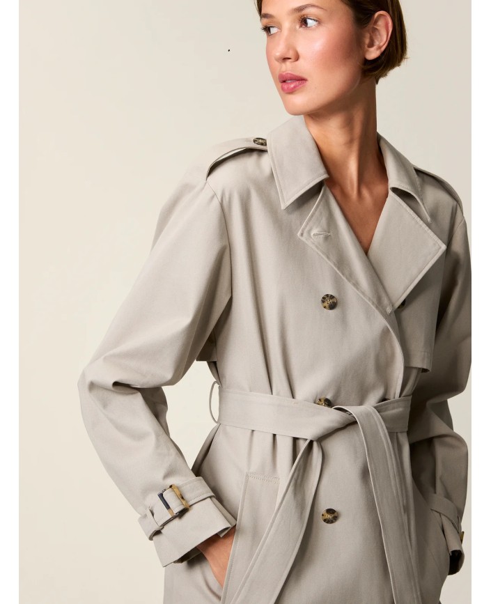 Manteau ezra uni mastic - Rouje paris 2