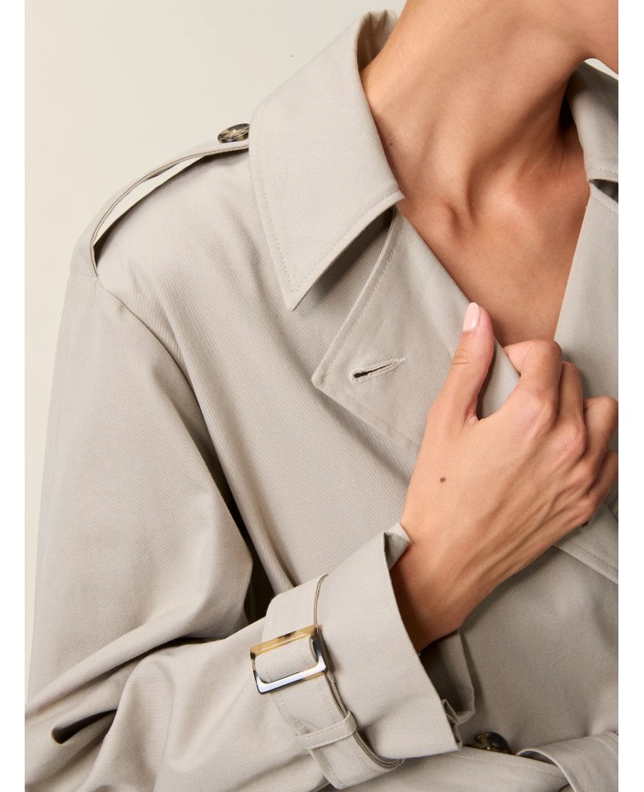 Manteau ezra uni mastic - Rouje paris