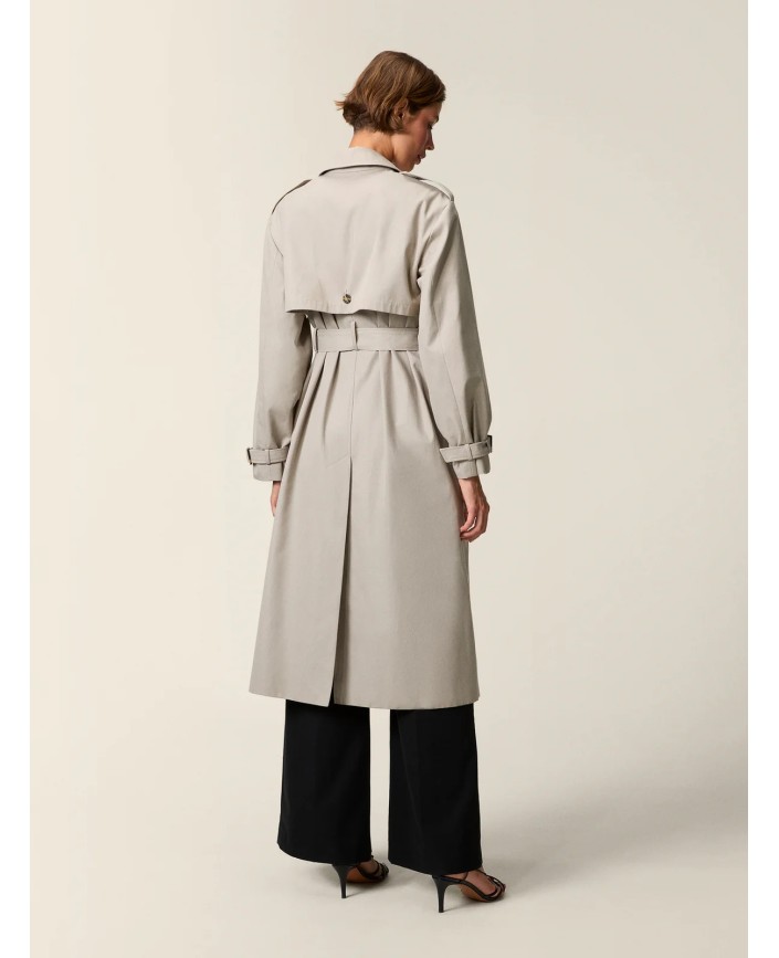 Manteau ezra uni mastic - Rouje paris