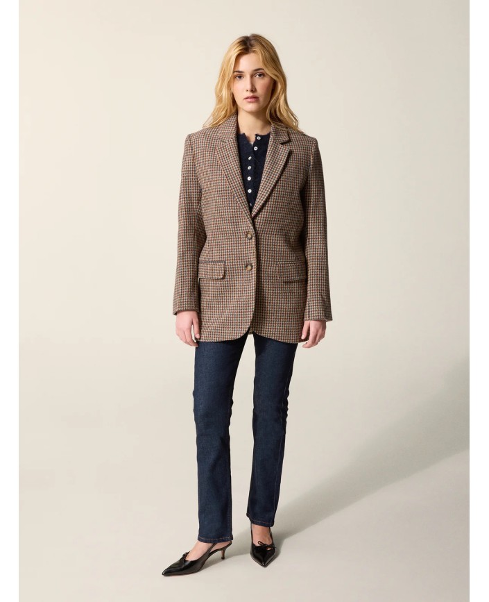 Veste jacques pied de poule - Rouje paris