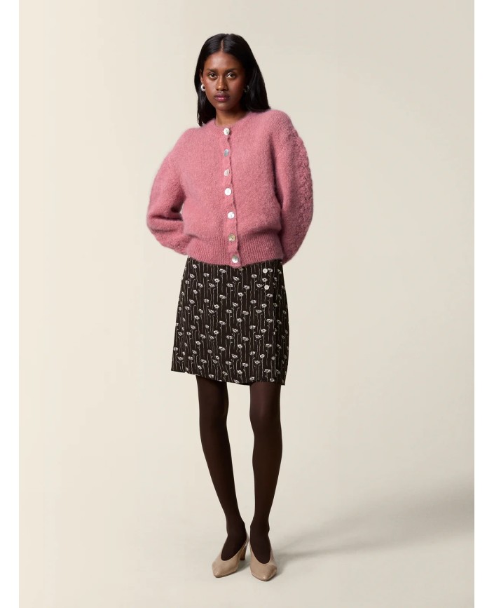 Cardigan maina uni blush - Rouje paris