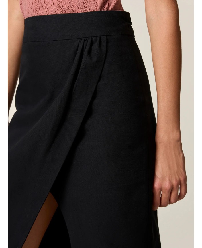 Jupe isadora uni noir - Rouje paris