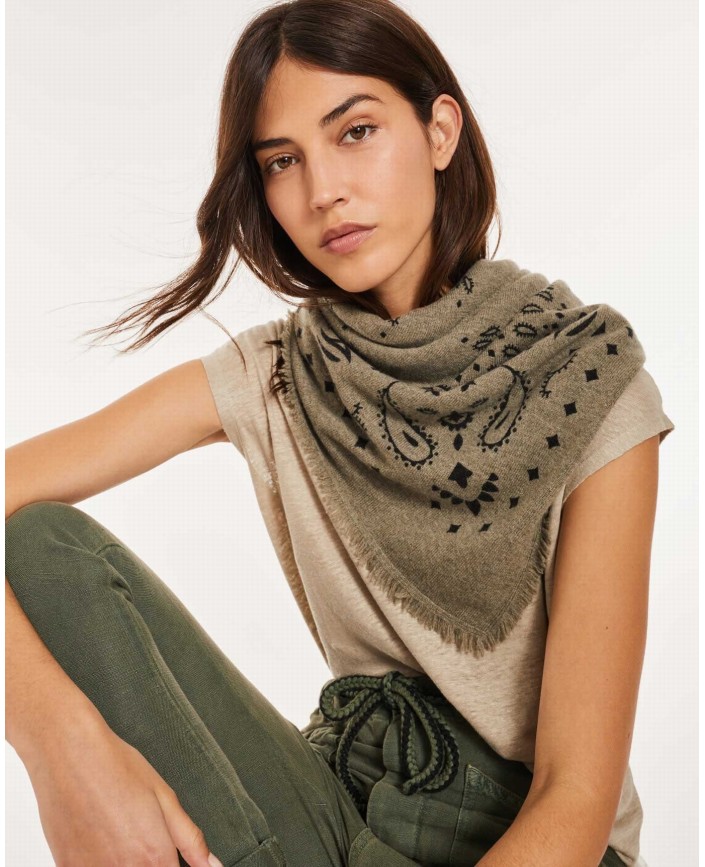 Bandana hachiko kaki chine - Kujten