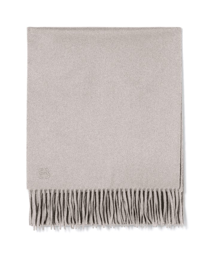 Echarpe classique gris argente - Bompard