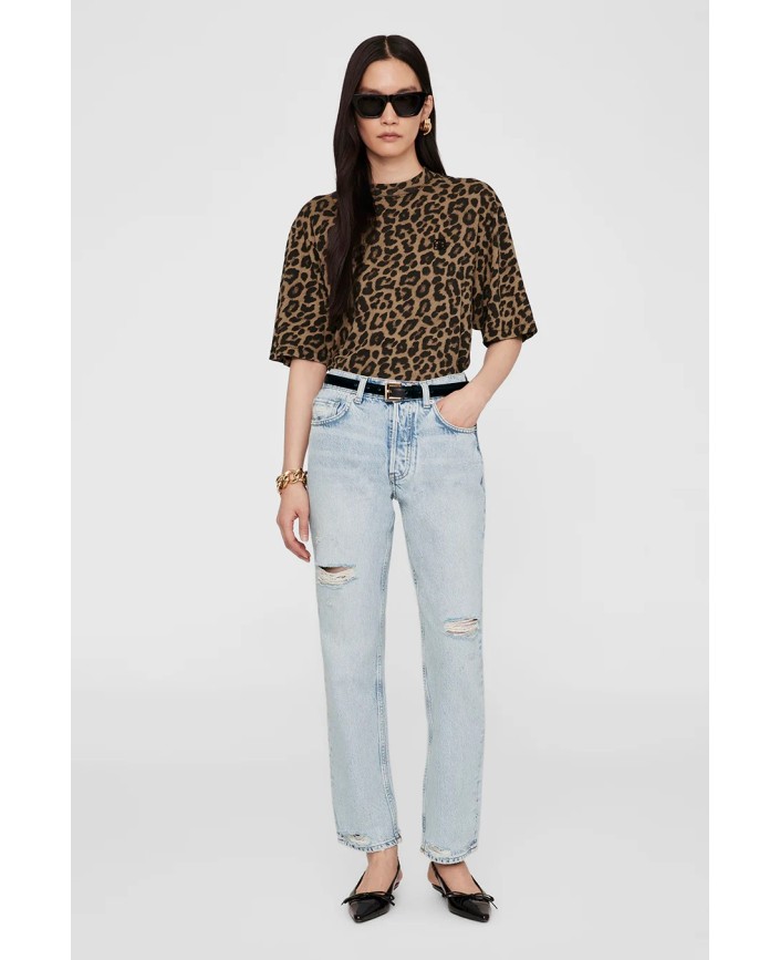 T-shirt avi black and brown - Anine bing 2