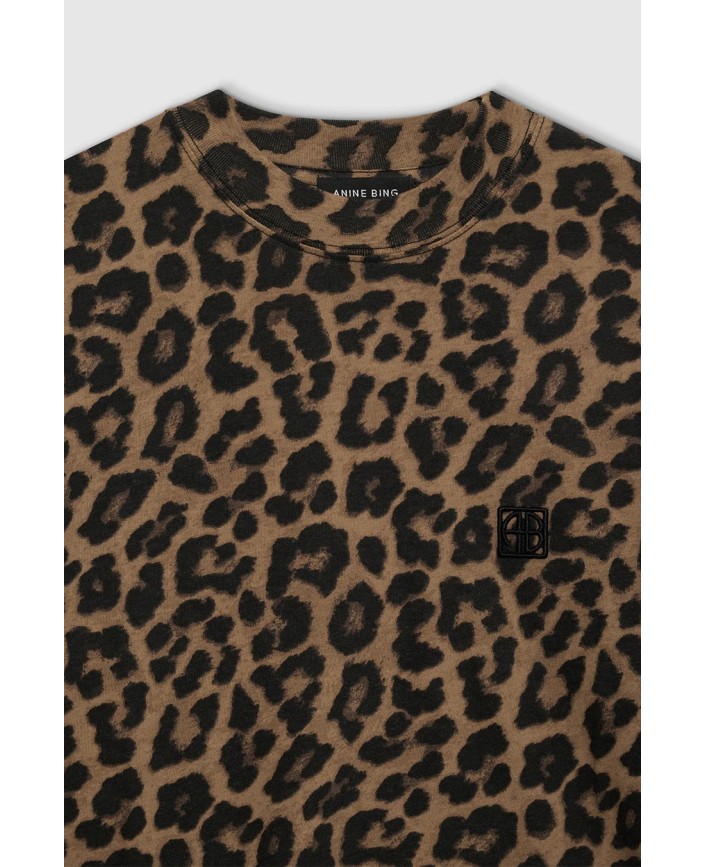 T-shirt avi black and brown - Anine bing